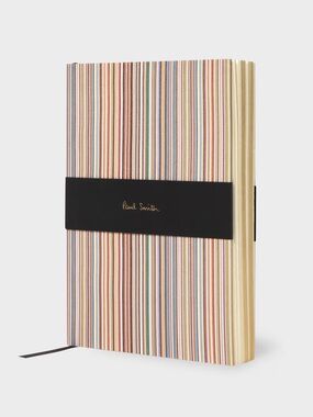 NWT! Paul Smith 'Signature Stripe' Notebook
